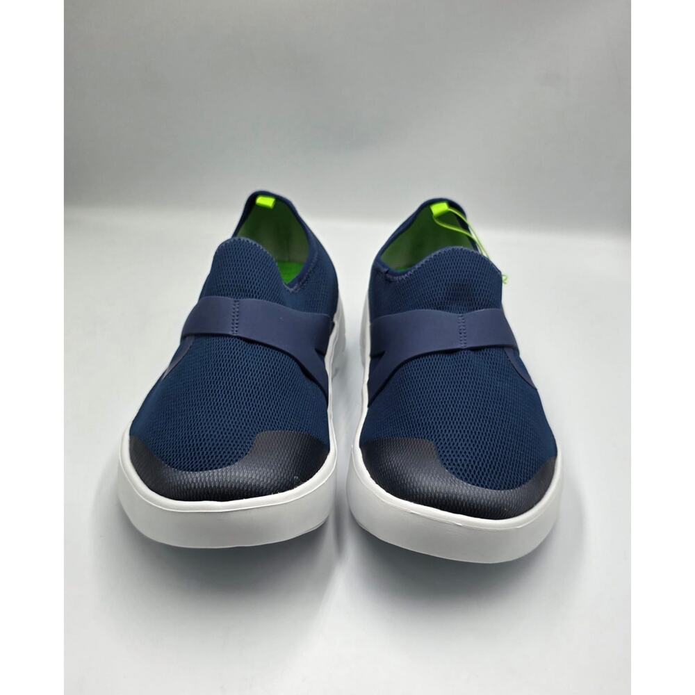 OOFOS OOmg Low Mesh Slip-On Shoes Men’s Size 12 Navy Recovery Comfort Sneakers - Picture 4 of 8